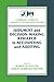 Judgment and Decision-Making Research in Accounting and Auditing (Cambridge Series on Judgment and Decision Making)