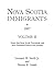 Nova Scotia Immigrants to 1867, Volume II