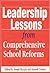 Leadership Lessons from Comprehensive School Reforms
