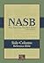 NASB Update Side-Column Reference; Burgundy Bonded Leather