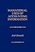 Managerial Uses of Accounting Information