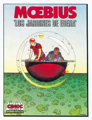 Portada de Los jardines de Edena, de Mœbius