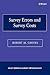 Survey Errors and Survey Costs by Robert M. Groves