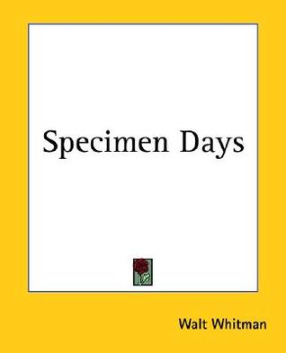 Specimen Days (Paperback)