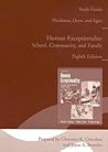 Study Guide for Hardman/Drew/Egan's Human Exceptionality: School, Community, and Family, 2004 Update, 8th