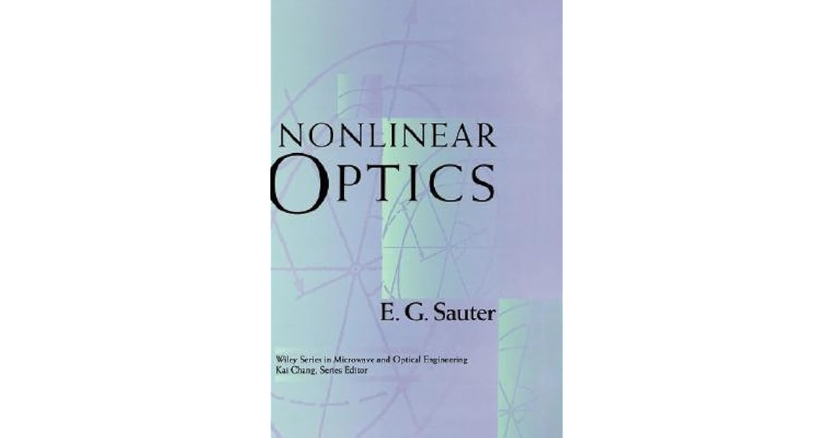 Optics by E.G. Sauter