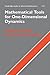 Mathematical Tools for One-Dimensional Dynamics by Edson de Faria