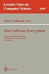 Fast Software Encryption: Third International Workshop, Cambridge, UK, February 21 - 23, 1996. Proceedings (Lecture Notes in Computer Science, 1039)