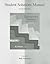 Student Solutions Manual for Elementary Statistics: A Step By Step Approach