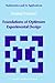 Foundations of Optimum Experimental Design (Mathematics and its Applications, 14)