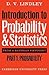 Introduction to Probability and Statistics from a Bayesian Vi... by Dennis V. Lindley