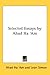 Selected Essays by Ahad Ha 'Am by Ahad Ha'am