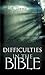 Difficulties In The Bible