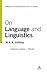 On Language and Linguistics (Collected Works of M.A.K. Halliday, volume 3)