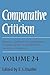 Comparative Criticism: Volu...