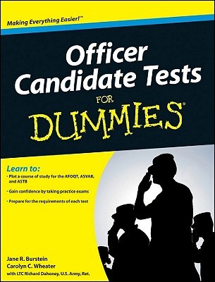 Officer Candidate Tests For Dummies (Paperback)