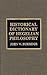 Historical Dictionary of Hegelian Philosophy