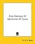 First Opinions Of Apollonius Of Tyana