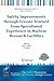 Safety Improvements through Lessons Learned from Operational Experience in Nuclear Research Facilities (Nato Security through Science Series B:)