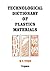 Technological Dictionary of Plastics Materials by W.V. Titow