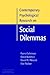 Contemporary Psychological Research on Social Dilemmas by Ramzi Suleiman