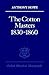The Cotton Masters 1830-1860 by Anthony Howe