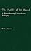 The Riddle of the World: A Reconsideration of Schopenhauer's Philosophy