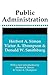 Public Administration by Herbert Simon