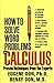 How to Solve Word Problems in Calculus by Eugene Don