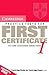 Cambridge Practice Tests for First Certificate 1 Audio Cassette Set (2 Cassettes) (FCE Practice Tests)