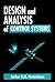 Design and Analysis of Control Systems