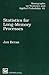Statistics for Long-Memory Processes (Chapman & Hall/CRC Monographs on Statistics and Applied Probability)