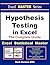 Hypothesis Testing in Excel...