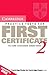 Cambridge Practice Tests for First Certificate 2 Audio Cassette Set (2 Cassettes) (FCE Practice Tests)