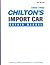Chilton's Import Car Repair Manual 1988-1992 (Chilton's Import Auto Service Manual)
