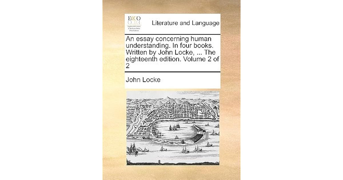 Locke essay concerning human understanding image