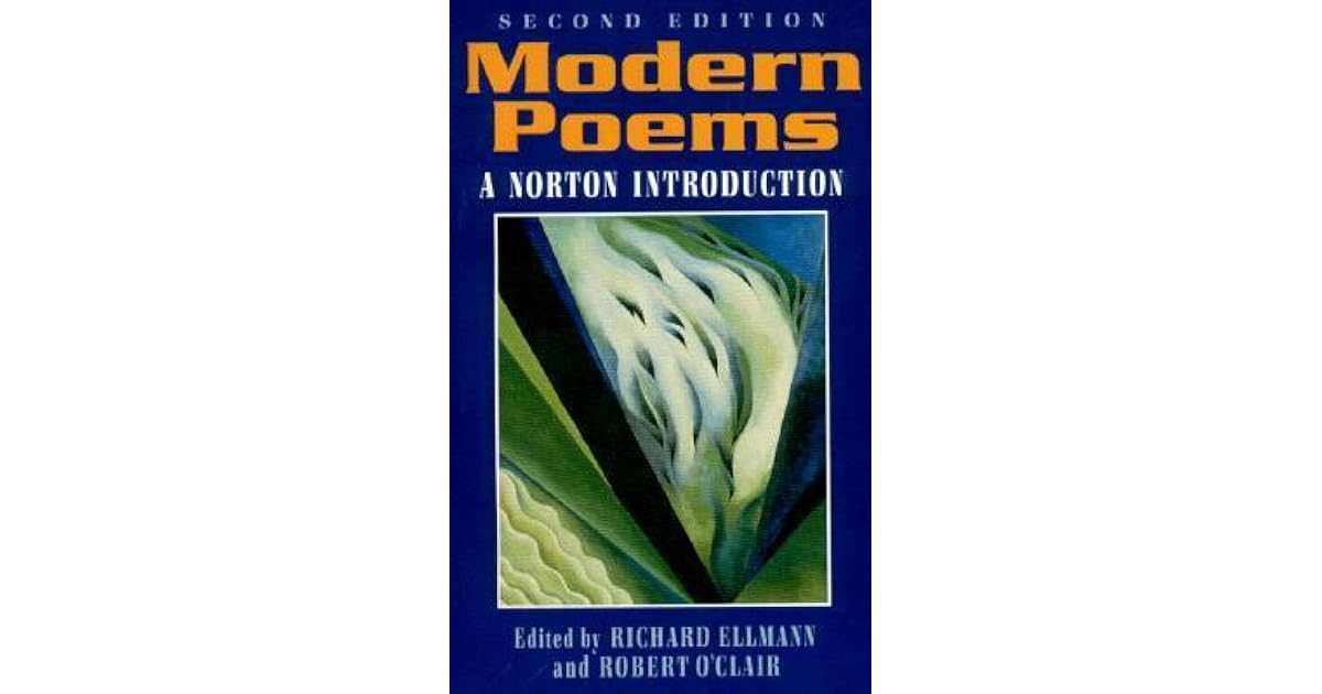Modern Poems An Introduction to Poetry by Richard Ellmann