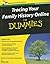 Tracing Your Family History Online For Dummies by Matthew L. Helm