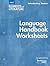 Holt Elements of Literature: Language Handbook Worksheets, Introductory Course, Grade 6