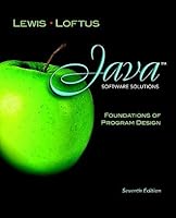 Java Software Solutions: Foundations of Program Design