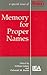 Memory for Proper Names: A Special Issue of Memory