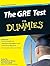 The GRE Test For Dummies by Suzee Vlk
