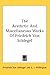 The Aesthetic and Miscellaneous Works of Friedrich von Schlegel