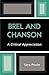 Brel and Chanson: A Critical Appreciation