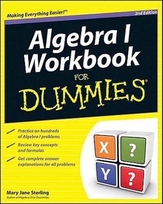 Algebra I Workbook For Dummies (Paperback)
