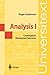 Analysis I: Convergence, Elementary functions (Universitext)