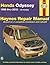 Honda Odyssey 1999 thru 2010 Haynes Repair Manual