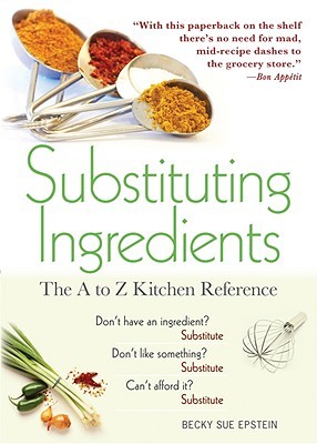 Substituting Ingredients: The A to Z Kitchen Reference (Must-Have Kitchen Essential with 1,000 Easy-to-Find, Healthy, and Cheap Substitutions)