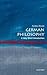 German Philosophy: A Very Short Introduction