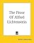 The Prose Of Alfred Lichtenstein